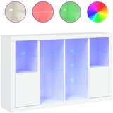  Komode s LED svjetlima 3 kom bijele od konstruiranog drva | shoptok.hr