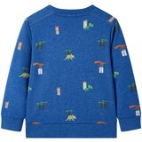  Dječja topla majica tamnoplava prošarana 116 | shoptok.hr