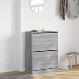 Ormarić za cipele s 2 preklopne ladice boja hrasta 80x42x108 cm | Eponuda.com
