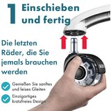 LIFELONG Gumirana Nadomestna Kolesa za Pisarniški Stol 11 × 22 mm | Shoptok.si