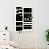  Zidni ormarić za nakit s LED svjetlima bijeli | Eponuda.com