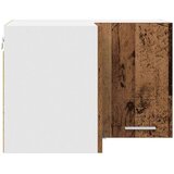 vidaXL Viseča omarica s polico Riga Staro les in bela 57 x 57 x 40 cm | Shoptok.si