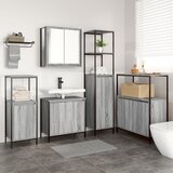 vidaXL 5-delni set kopalniškega pohištva siva sonoma iz inženirske deske, (22040474) | Shoptok.si