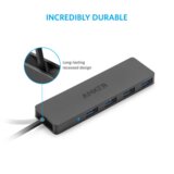 Anker razdelilnik Ultra Slim 4-port USB 3.0 - črn | Shoptok.si