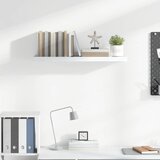  Plutajuća zidna polica visoki sjaj bijela 80x23,5x3,8 cm MDF | Eponuda.com
