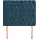  Uzglavlje tamnoplavo 90x7x118/128 cm baršunasto | shoptok.hr