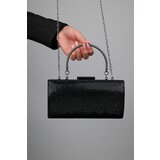 LuviShoes 363 Black Stone Women's Evening Dress Bag Cene