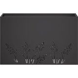  Vrtna saksija 2 kom. Crna 80 x 20 x 49 cm Čelična vrata | shoptok.hr