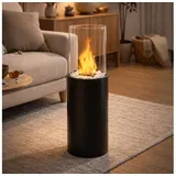 kamin roma 26,5x80,5 cm 2kW crna + zaštitni poklopac