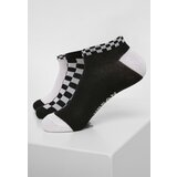 Urban Classics sneaker socks checks 3-Pack black/white Cene
