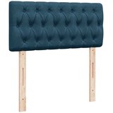  Otomanski okvir kreveta s madracima plavi 180x200cm baršunasti | shoptok.hr