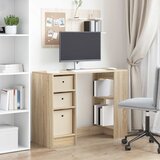  Stol s ladicama Sonoma hrast 100 x 40 x 75 cm Konstruirano drvo | shoptok.hr
