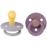 Bibs duda varalica - lateks Colour (okrugle) - Fossil Grey/Mauve (vel. 1) Cijene