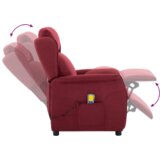  Masažna stolica Vino crvena tkanina | shoptok.hr
