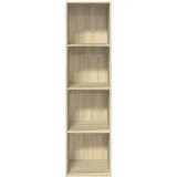  Regal za knjige boja hrasta 40x30x152 cm od konstruiranog drva | shoptok.hr