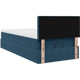  Okvir kreveta s madraca tamnoplavi 80x200cm baršunasti | shoptok.hr