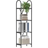  Knjižna polica Siva Sonoma 40 x 30 x 146 cm Konstruiran les, (5000200694) | Shoptok.si