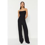 Trendyol Black Corset Detailed Woven Jumpsuit Cene