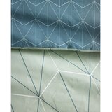 STIL posteljina vera geo plavo/zelena 200x200 cm | shoptok.hr
