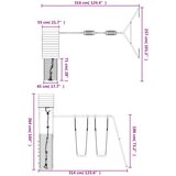  Zunanje igralo impregnirana borovina, (20795249) | Shoptok.si