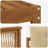  Set vanjskih sofa 5 kom. Prirodna i bež | shoptok.hr
