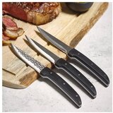 BonBistro Črni/v srebrni barvi jekleni noži za meso v kompletu 4 ks Carne – | Shoptok.si