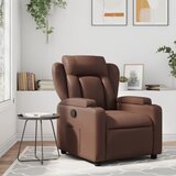  Naslonjač od umjetne kože smeđi | shoptok.hr