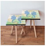 Hanah home set stolića za kafu 2Shp442, 2 dijela, šareni | Eponuda.ba