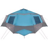 Šator za kabinu 12 osoba Plava i siva 405 x 405 x 273 cm | shoptok.hr