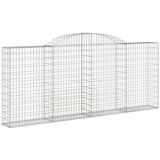  Lučne gabionske košare 7 kom 300x30x120/140cm pocinčano željezo | shoptok.hr