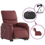  Električni masažni naslonjač na podizanje crvena boja vina | shoptok.hr