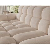 ELTAP Bež sklopiva kutna garnitura (s lijevim kutom/s ležaljkom) Ceedro – | shoptok.hr