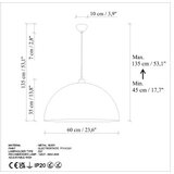 Opviq Luster Kure 236, 45-135cm, O60 cm, E27, Zeleni | Eponuda.ba