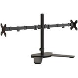  Dvostruki nosač za monitor crni čelični VESA 75/100 mm Slike