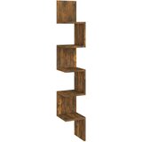  Kutna zidna polica boja hrasta 20x20x127,5 cm konstruirano drvo | Eponuda.com