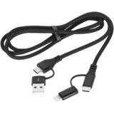 Cabletech kabel USB A/C priključak - USB C/lightning priključak (2+2) 1 m | shoptok.hr