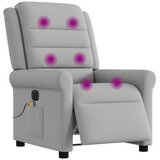 Maison Chic Električni masažni naslanjač - Relax naslanjač sivo blago, (22134476) | Shoptok.si