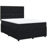  Krevet s oprugama i madracem crni 160x200 cm baršunasti | shoptok.hr