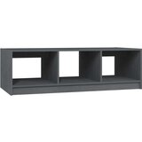 vidaXL Klubska mizica siva 110x50x34 cm trdna borovina | Shoptok.si