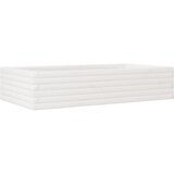  Vrtna sadilica bijela 110x60x23 cm od masivne borovine | Eponuda.com