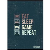  Zvezek Street Gaming A4 črte z robom | Shoptok.si