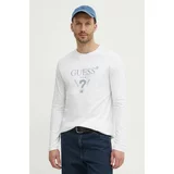 Guess Bombažna majica z dolgimi rokavi bela barva, M4YI06 I3Z14
