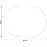  Tkanina za stol 5 kom. Ovalni Bež 130 x 180 cm | shoptok.hr