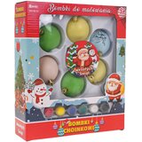  Set od 6 kuglica za bor sa bojama za oslikvanje | Shoptok.si