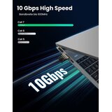 Ugreen Cat7 RJ45 Gigabit mrežni kabel 10 Gbps, 600 MHz/s, 3m | shoptok.hr