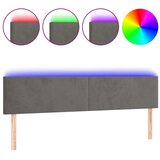  Posteljno vzglavje temno sivo 180x5x78/88 cm žamet, (20793738) | Shoptok.si