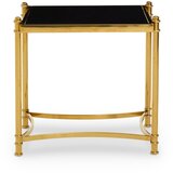 Premier Housewares Stranska mizica s stekleno mizno ploščo 50x56 cm Ackley – Cene