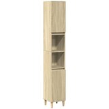  3-dijelni set kupaonskog namještaja boja hrasta sonome drveni | shoptok.hr