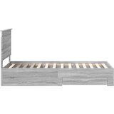  Okvir za krevet Siva Sonoma 90 x 190 cm Konstruirano drvo | shoptok.hr