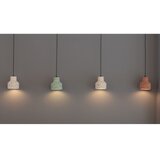  Klausen 111038 - Visilica na sajli RESIN 1xE27/11W/230V ružičasta/crna | Eponuda.com